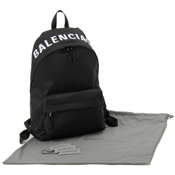 507460 h853x 1060 3 Balenciaga Wheel Nylon Backpack Black