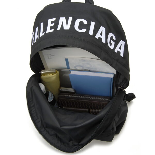 507460 h853x 1060 5 Balenciaga Wheel Nylon Backpack Black