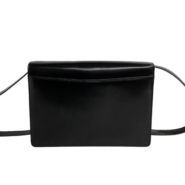 509b243923274 5 Celine Carriage Leather Shoulder Bag Pochette Black