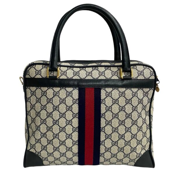 509b2616658 5 Gucci Sherry Line GG Pattern Leather Bag Handbag Blue Red