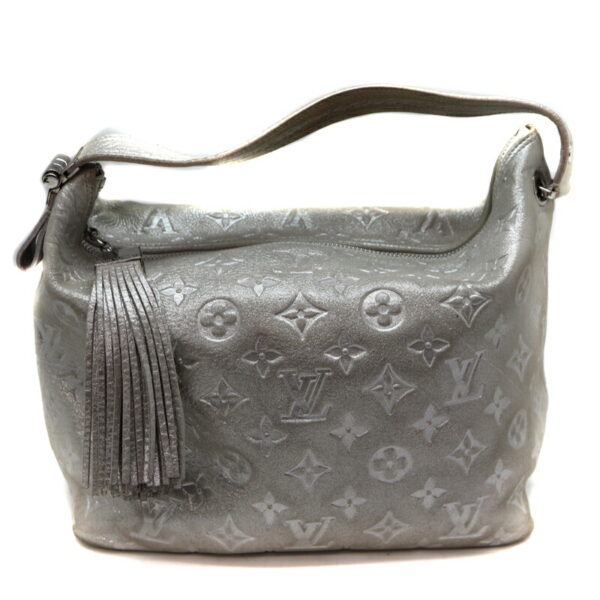 5123 1 Louis Vuitton Halo Handbag Monogram Shimmer Argent