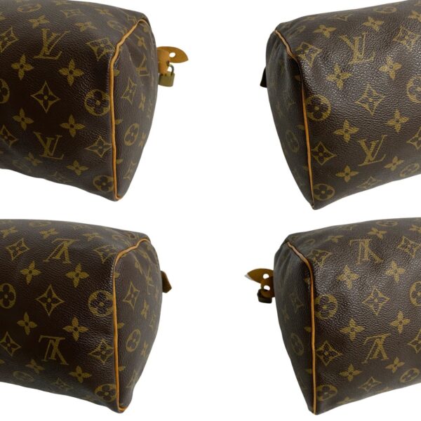 515b2827207 8 Louis Vuitton Speedy 25 Bag Monogram Leather Brown