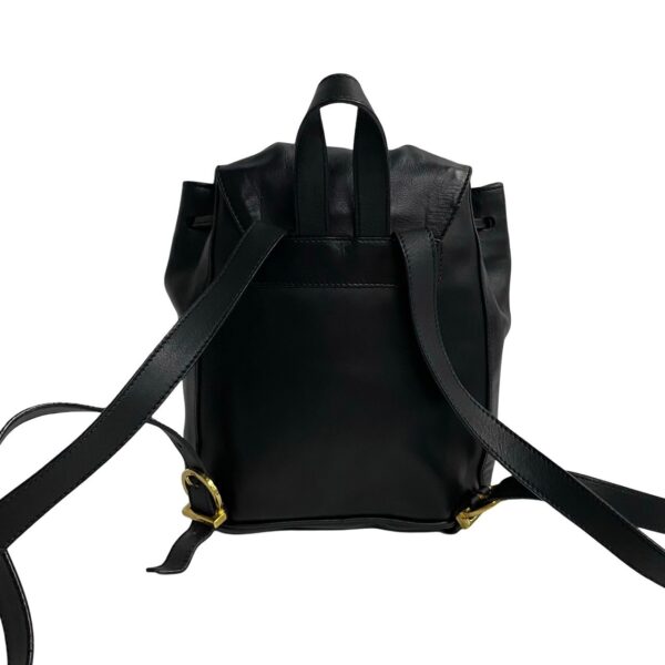 515b2829744 5 Salvatore Ferragamo Gancini Leather Backpack Black