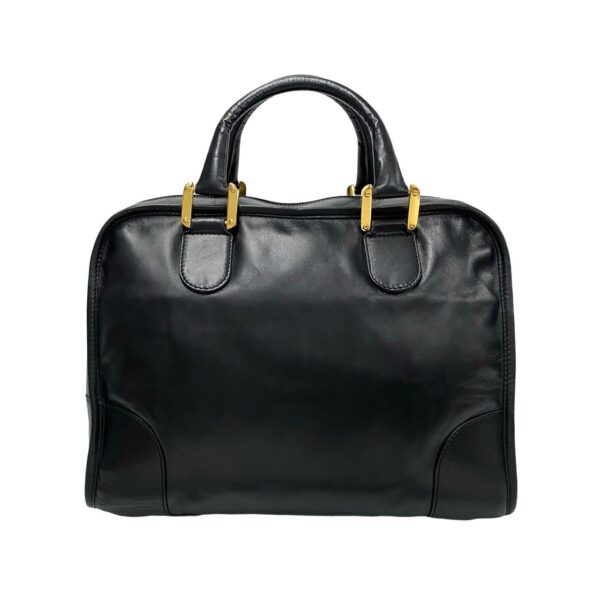 517c2905288 5 Loewe Amazona 32 Anagram Leather Mini Handbag Black