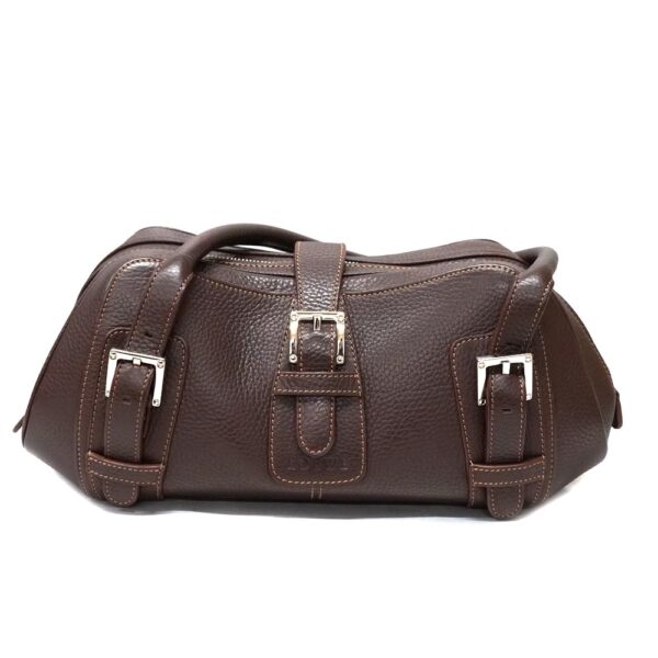 5198 1 Loewe Leather Handbag Brown