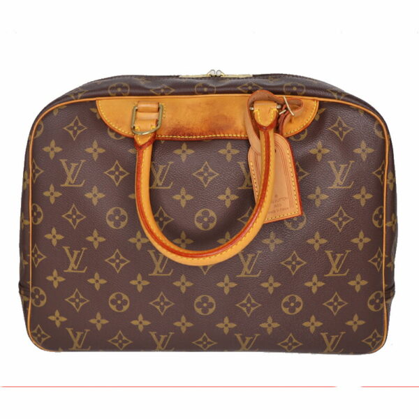 52 Louis Vuitton Deauville Bowling Vanity Handbag Monogram