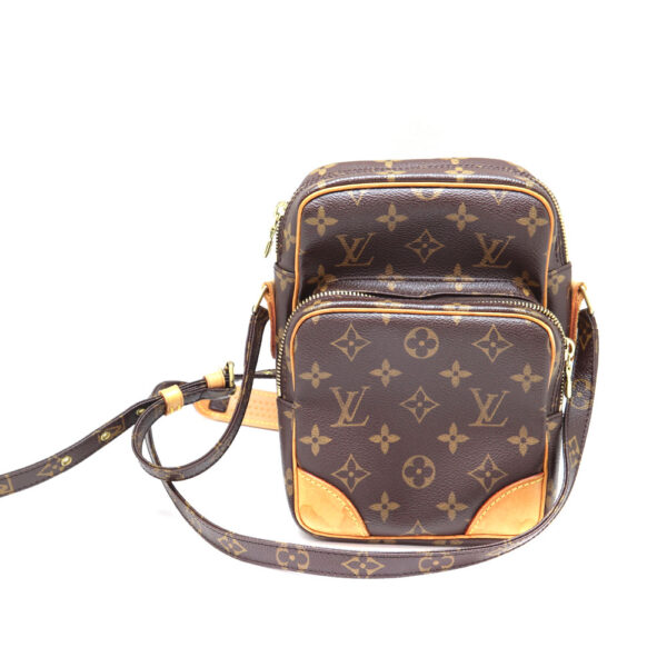 5204 1 Louis Vuitton Amazon Shoulder Bag Monogram Canvas Brown