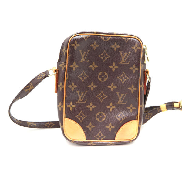 5204 2 Louis Vuitton Amazon Shoulder Bag Monogram Canvas Brown