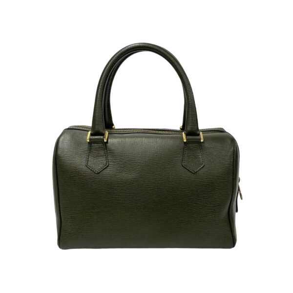 520c244598945 5 Celine Triomphe Leather Handbag Mini Khaki Green