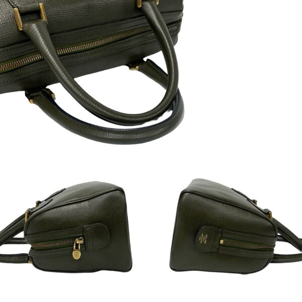 520c244598945 6 Celine Triomphe Leather Handbag Mini Khaki Green