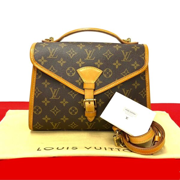 521c244585271 1 Louis Vuitton Bel Air 2WAY Shoulder Bag Monogram Leather Brown