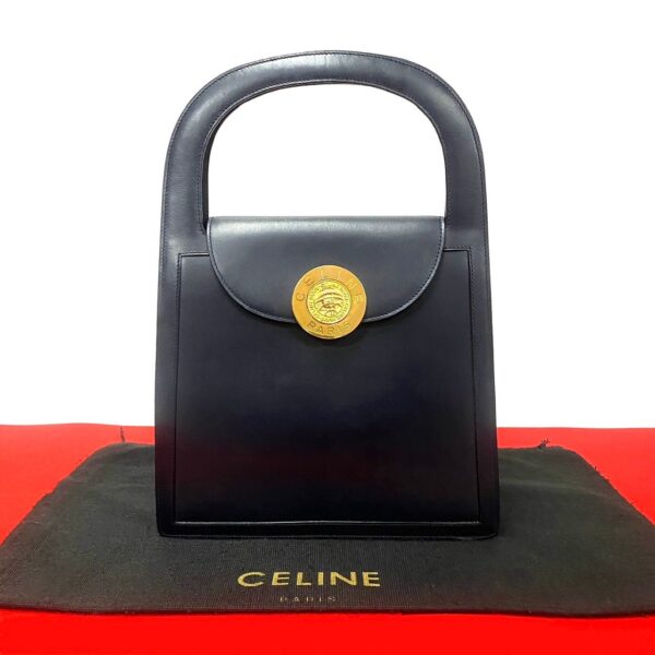 521c2956525 1 Celine Globe Leather Mini Tote Bag Black