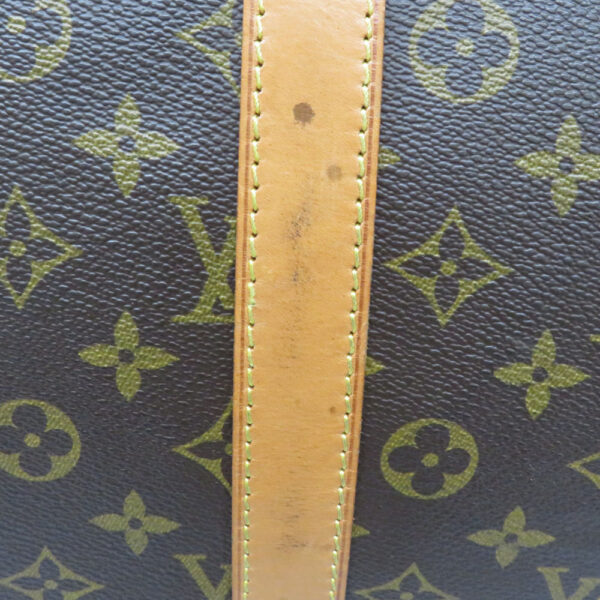 5222 15 Louis Vuitton Keepall Bandouliere 55 Monogram Bag