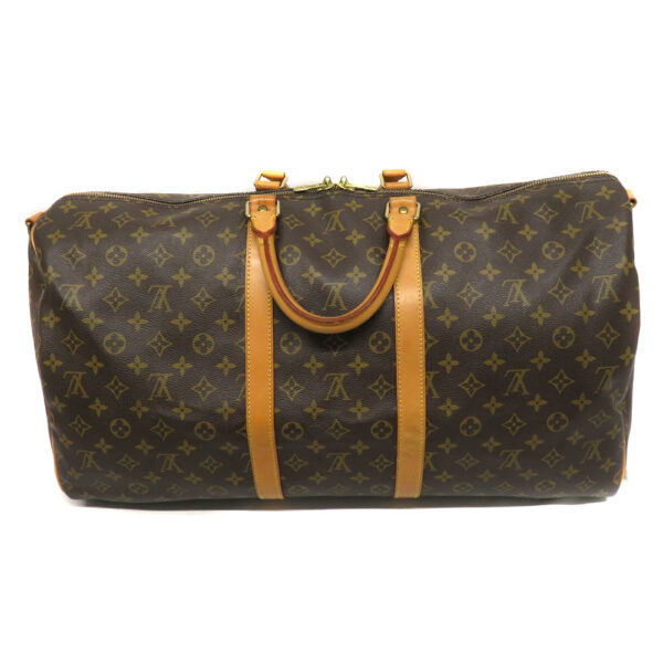 5222 3 Louis Vuitton Keepall Bandouliere 55 Monogram Bag