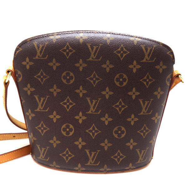 5236 2 Louis Vuitton Drouot Shoulder Bag Monogram Canvas Brown