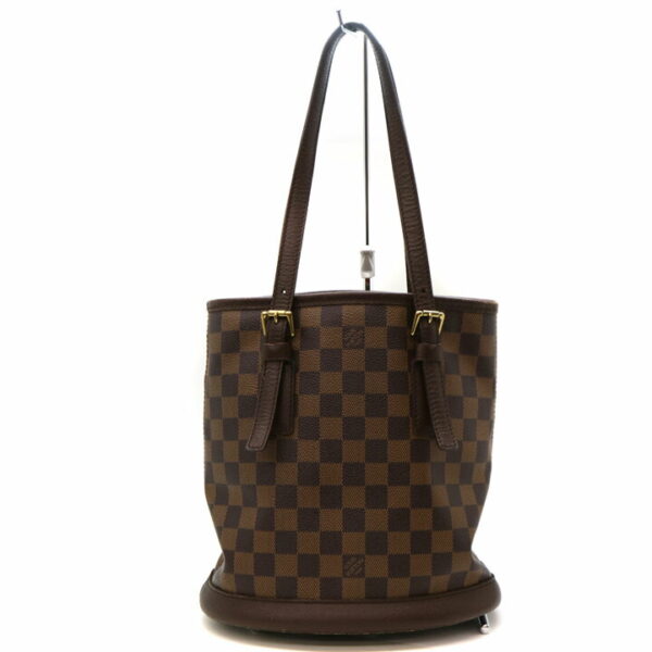 5265 2 Louis Vuitton Marais Handbag Damier Brown