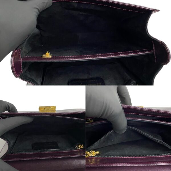 526c3007370 9 Salvatore Ferragamo Gancini Lizard Leather Mini Bag Purple