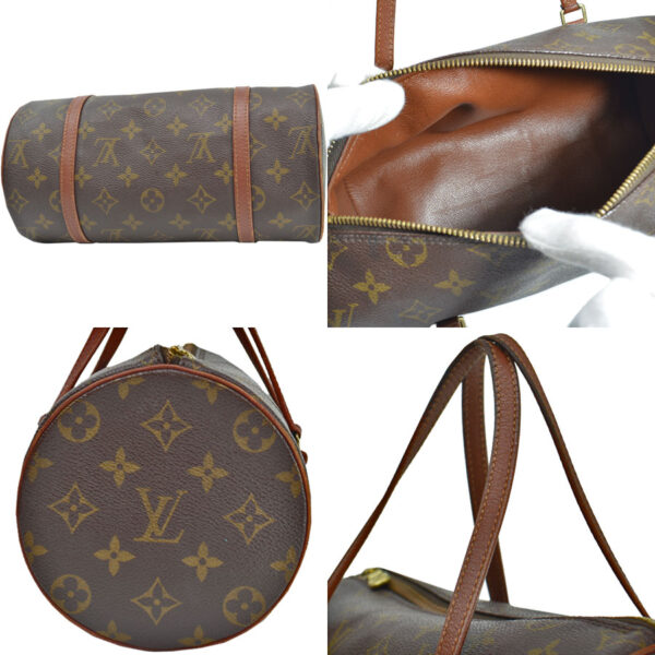 53024 1 Louis Vuitton Papillon 26 Handbag Monogram Canvas Brown