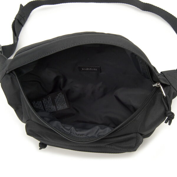 533009 h858x 1000 2 Balenciaga Wheel Nylon Body Bag Black