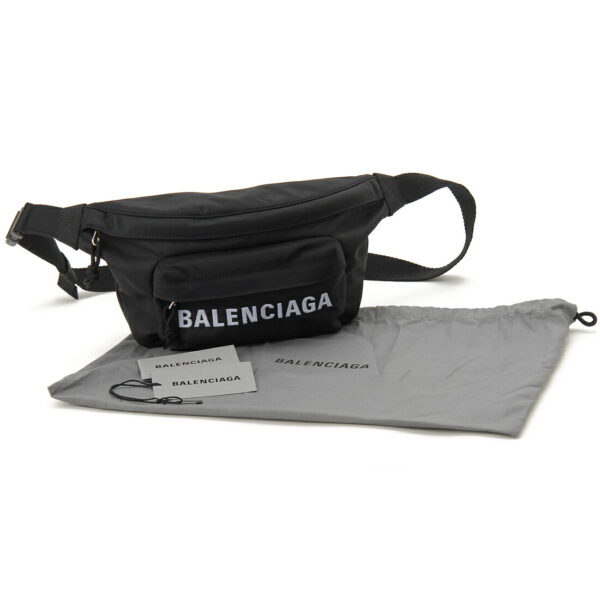 533009 h858x 1000 3 Balenciaga Wheel Nylon Body Bag Black