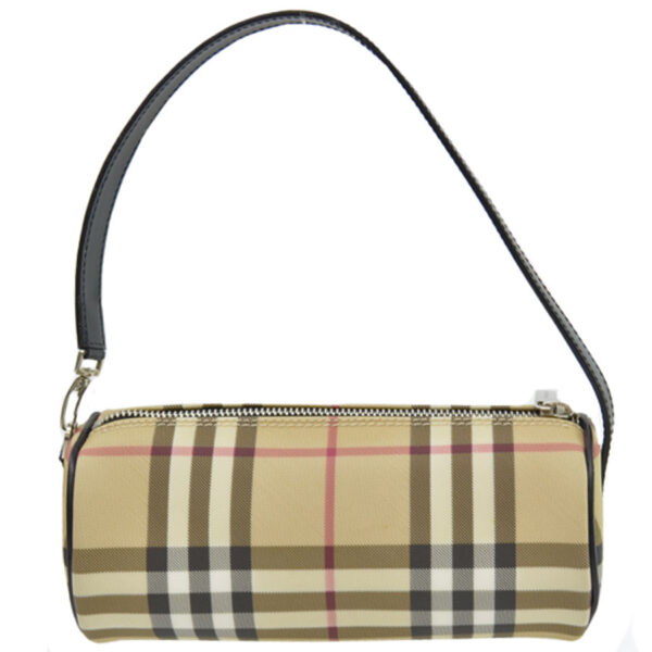 53356f 2 Burberry Nova Check Leather Handbag Beige Black Red White