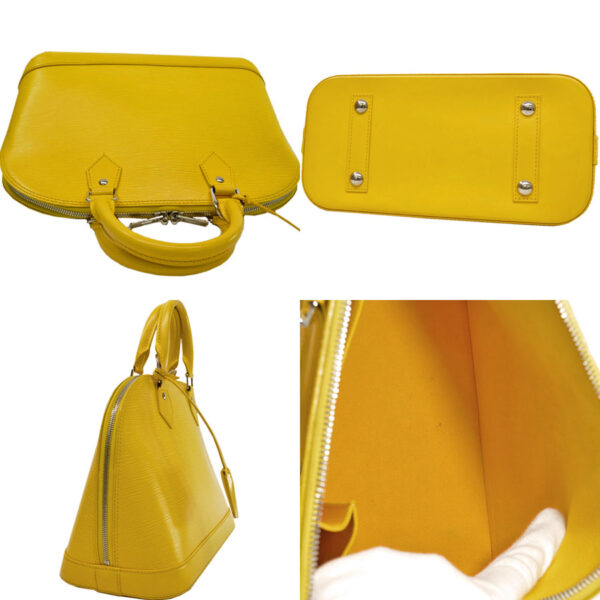 53863f 1 Louis Vuitton Alma PM Handbag Epi Leather Mimosa Yellow