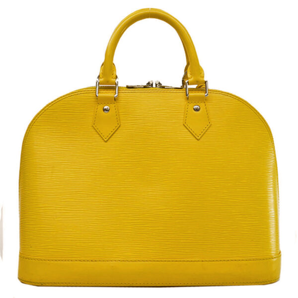 53863f 2 Louis Vuitton Alma PM Handbag Epi Leather Mimosa Yellow