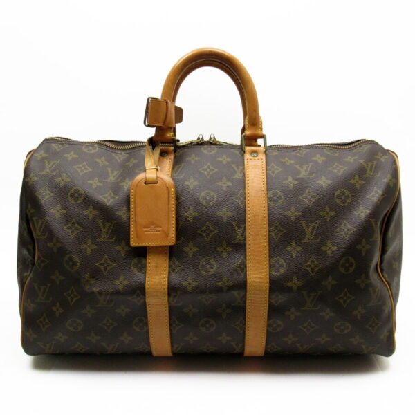 53950a Louis Vuitton Keepall 45 Bag Monogram Canvas Brown