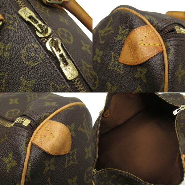 53950a 2 Louis Vuitton Keepall 45 Bag Monogram Canvas Brown