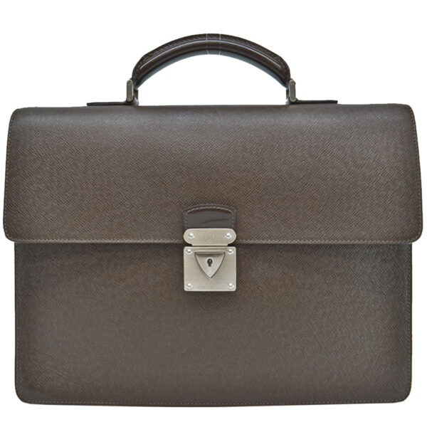 54127a Louis Vuitton Laguito Business Bag Taiga Leather Brown