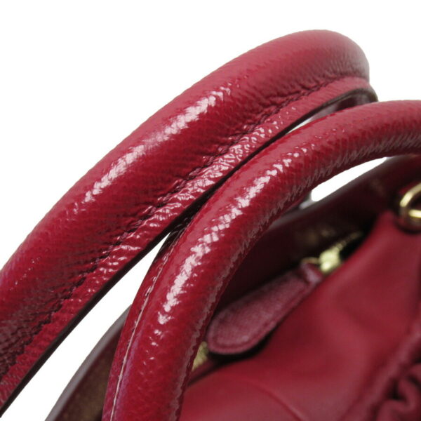 54355a 2 Burberry Leather Crossbody Shoulder Bag Red