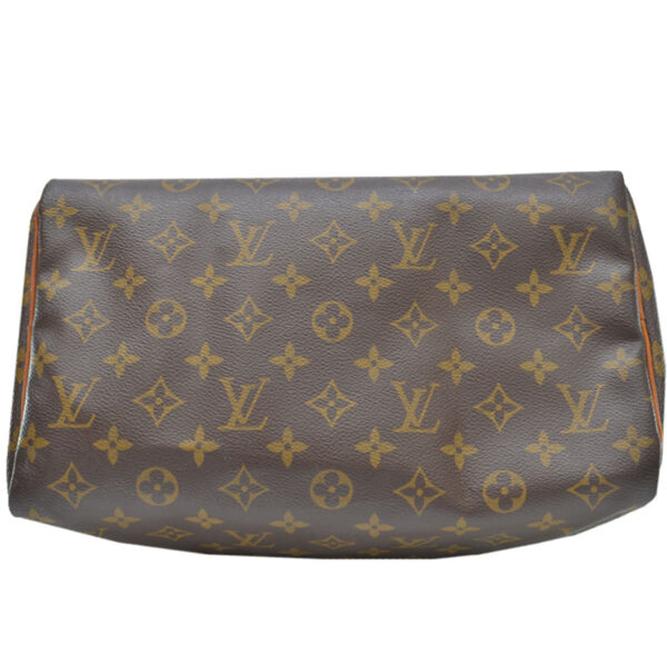 54379a 3 Louis Vuitton Speedy 30 Handbag Monogram Canvas Brown