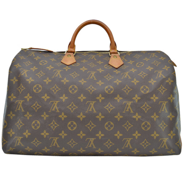 54383a 1 Louis Vuitton Speedy 40 Bag Monogram Canvas Brown