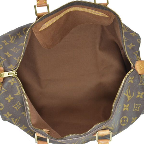 54383a 2 Louis Vuitton Speedy 40 Bag Monogram Canvas Brown