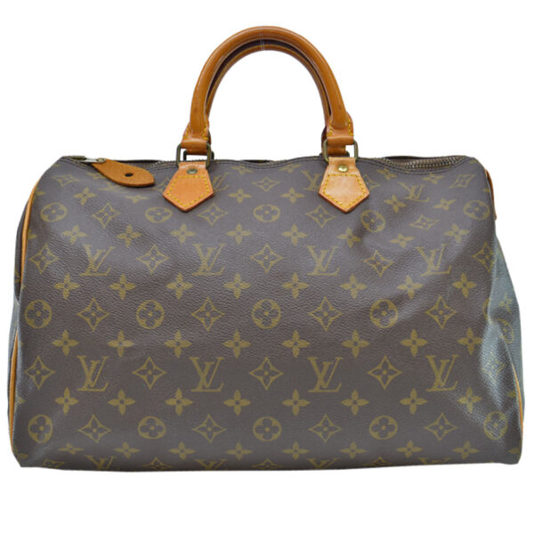 54386a Louis Vuitton Speedy 35 Bag Monogram Canvas Brown