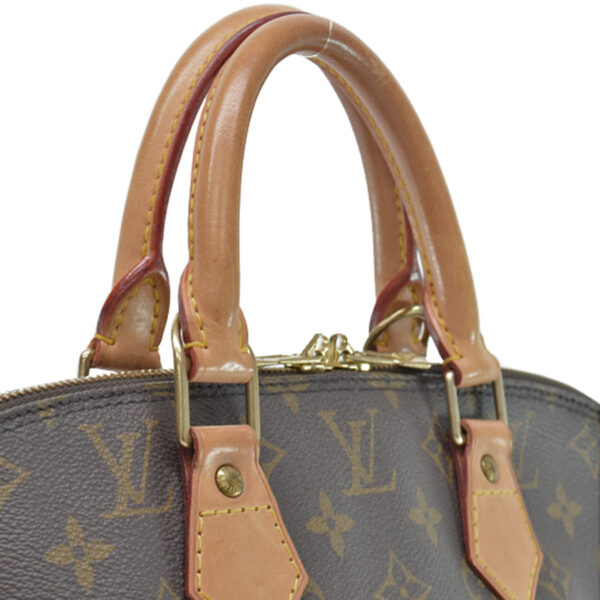 54387a 3 Louis Vuitton Alma Handbag Monogram Canvas Brown