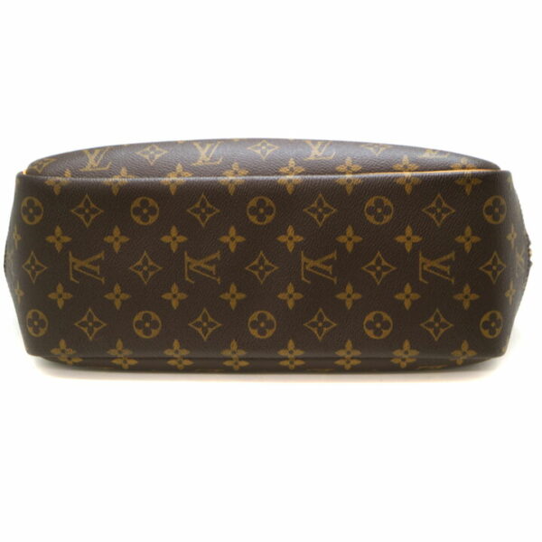 5442 5 Louis Vuitton Bowling Vanity Handbag Monogram Brown