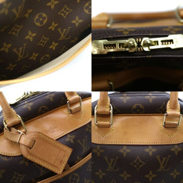 5442 9 Louis Vuitton Bowling Vanity Handbag Monogram Brown