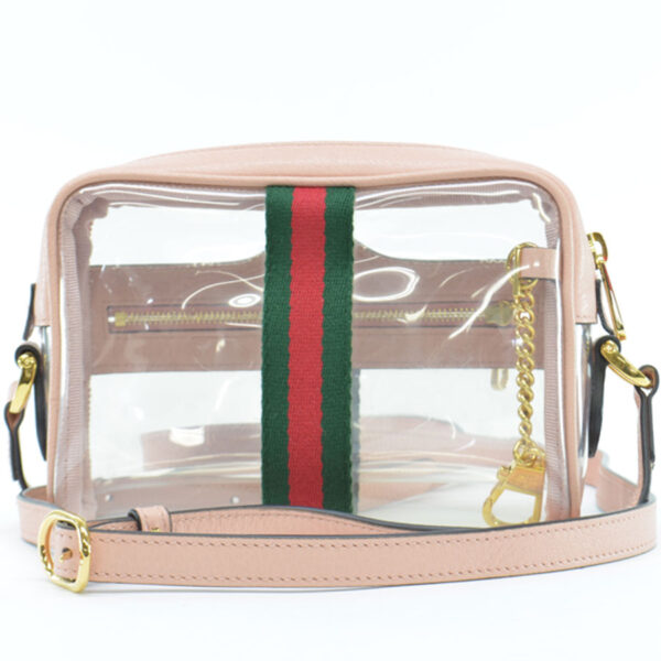 54462a 1 Gucci Mini Shoulder Bag Vinyl Pink