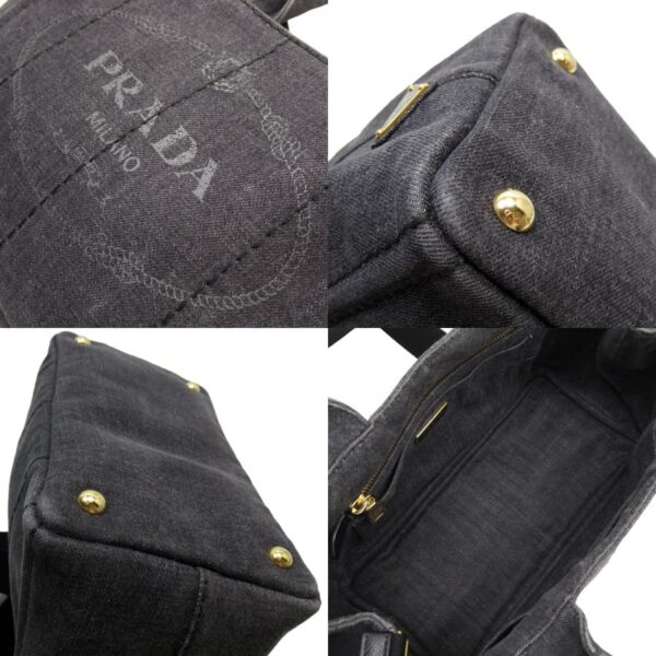 54709g 4 Prada Shoulder Bag Canapa Denim Gray