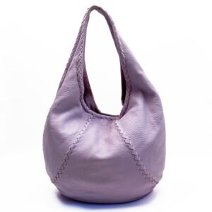 54773a Bottega Veneta Intrecciato Leather Shoulder Bag Purple