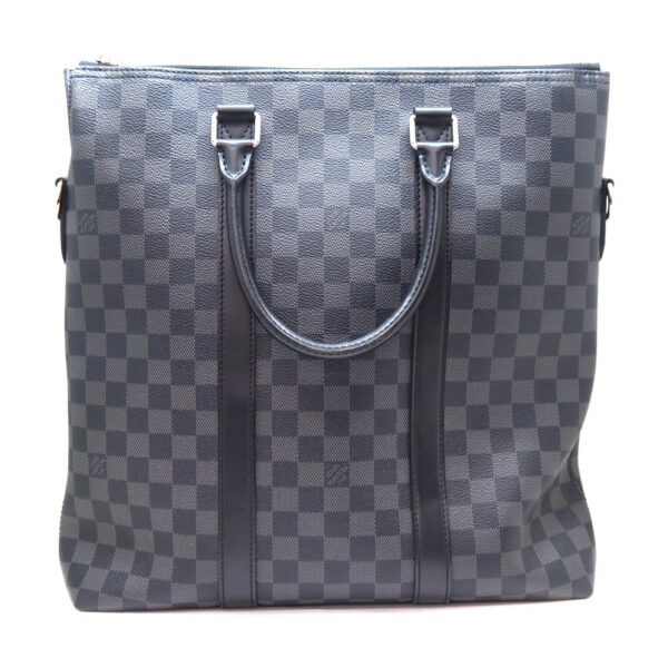 5478 1 Louis Vuitton Anton Tote Bag Damier Graphite Canvas Black