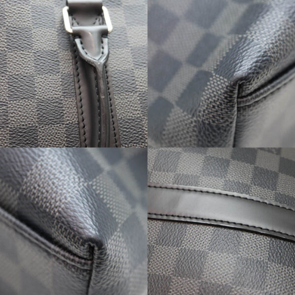 5478 6 Louis Vuitton Anton Tote Bag Damier Graphite Canvas Black