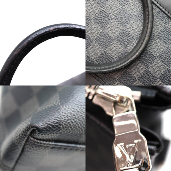 5478 7 Louis Vuitton Anton Tote Bag Damier Graphite Canvas Black