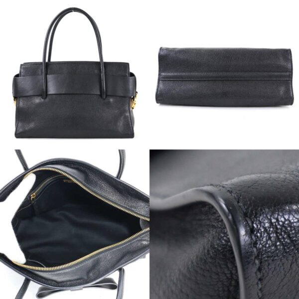 54947a 2 c Miu Miu Handbag Crossbody Shoulder Bag Leather Black