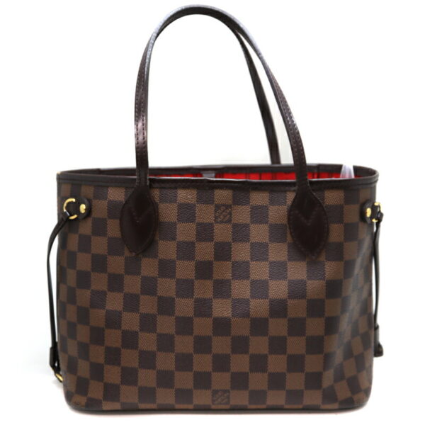 5534 1 Louis Vuitton Neverfull PM Tote Bag Damier Canvas Brown