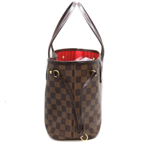 5534 3 Louis Vuitton Neverfull PM Tote Bag Damier Canvas Brown