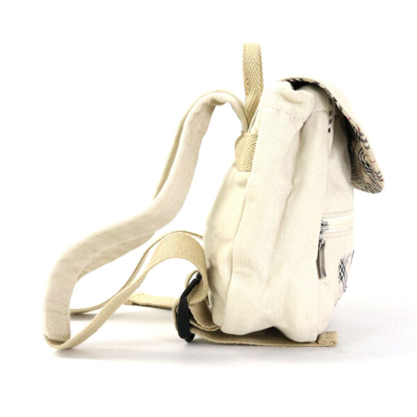 55366g 1 Burberry Canvas Baby Backpack Beige