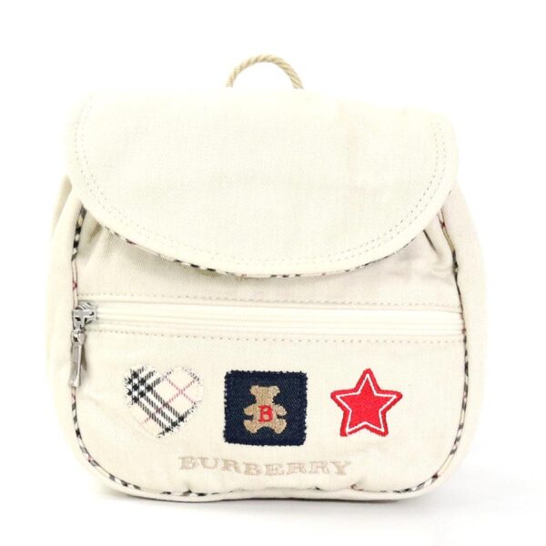 55366g Burberry Canvas Baby Backpack Beige