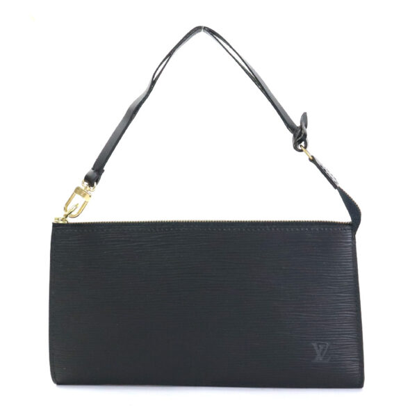 55367a Louis Vuitton Pochette Accessoire Epi Leather Black